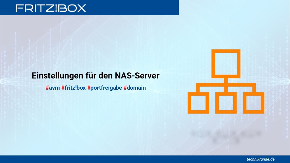 Einstellungen für den NAS-Server